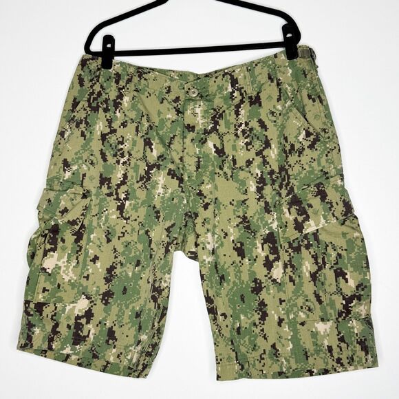 US Navy Working Uniform Camo Cargo Short 8405-01-574-0521 Size 35-39